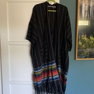 Raquel Allegra NEVER worn colorful poncho